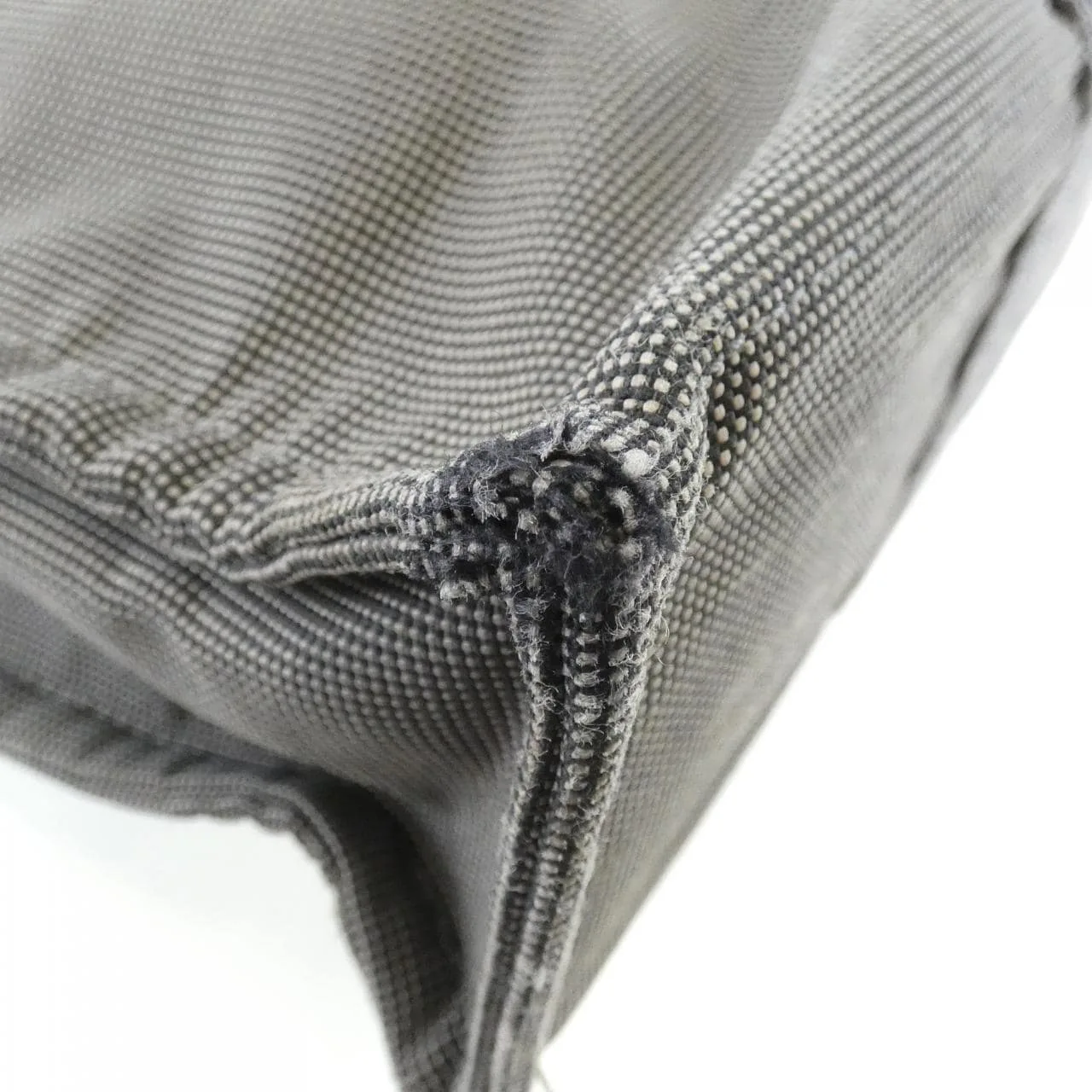 HERMES 100951M Handbag Canvas Black Canvas Rank B - Thumbnail 2