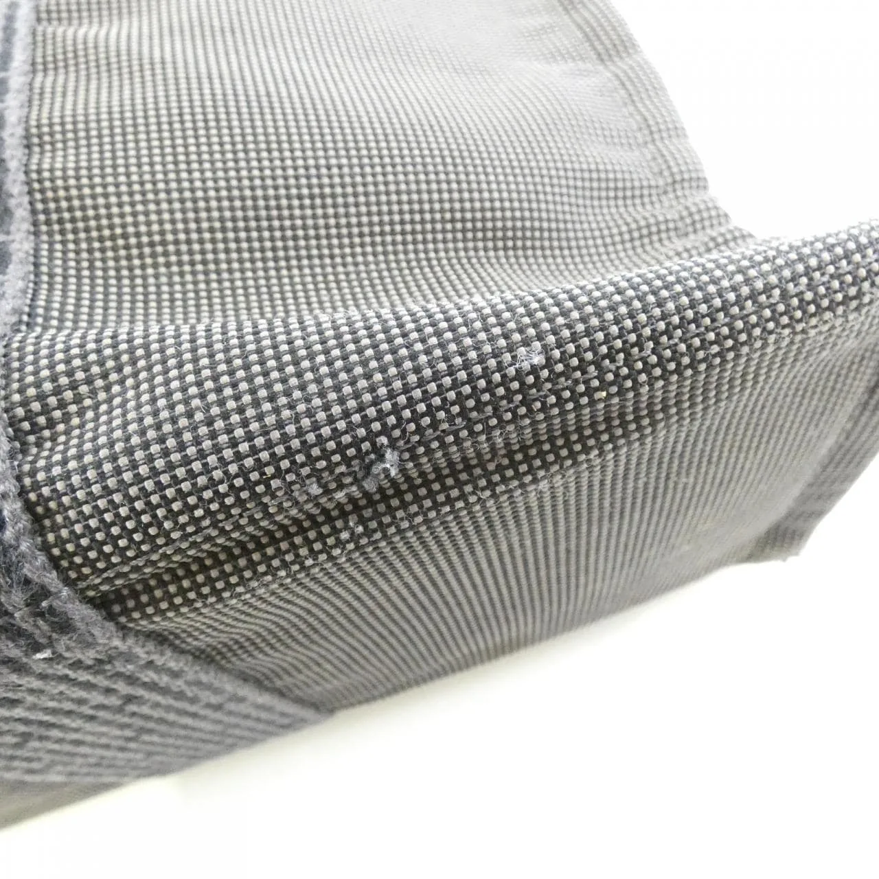 HERMES 100951M Handbag Canvas Black Canvas Rank B - Thumbnail 3