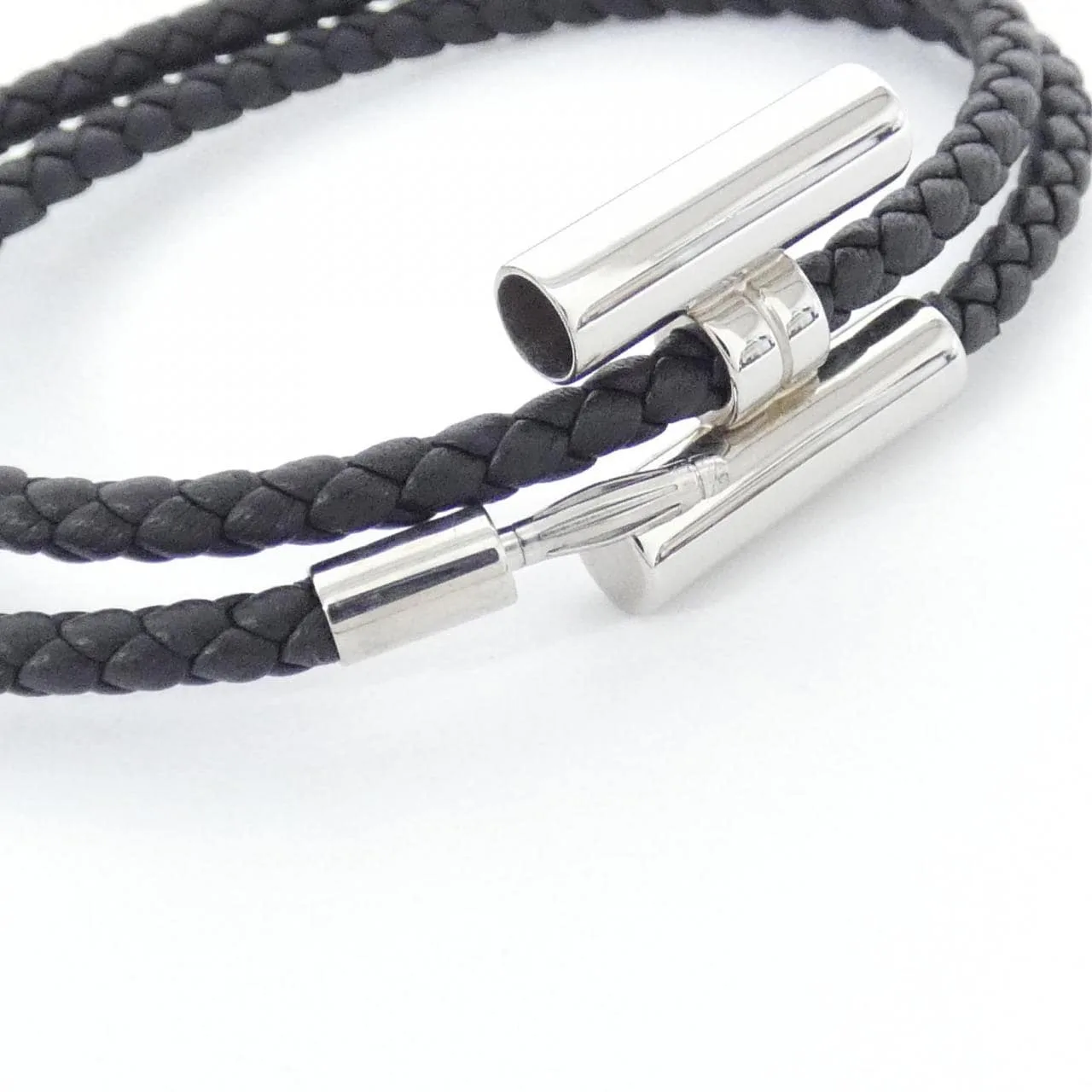 HERMES 068406FP Accessories Swift Black Swift Leather Rank A - Thumbnail 3