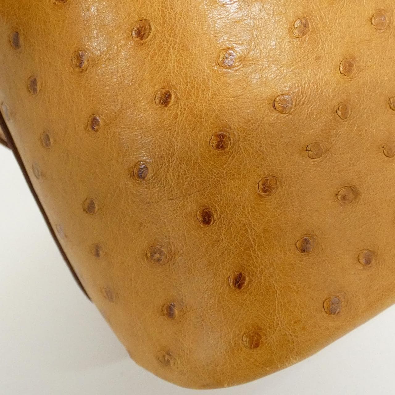 HERMES HERMÈS Bolide 023348CC Bag Ostrich 黑色 鴕鳥皮 中古品B - 縮圖 5