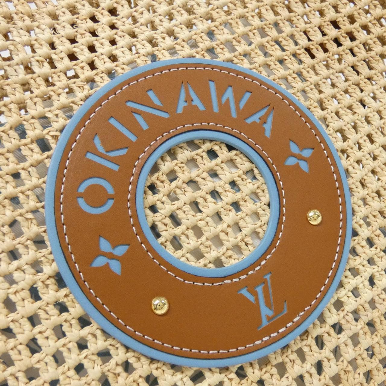 LOUIS VUITTON OnTheGo Bag 藍色 中古品A - 縮圖 4