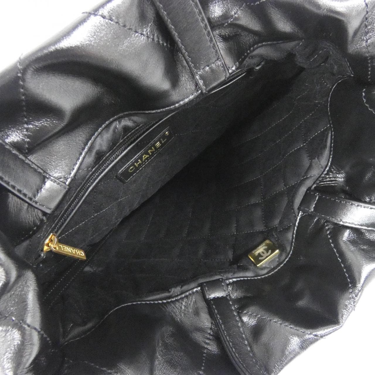 CHANEL Chanel 22 AS3859 Backpack 黑色 中古品A - 縮圖 7