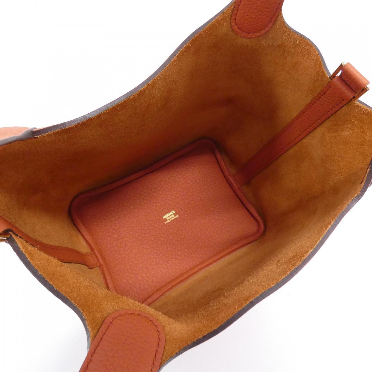 HERMES HERMÈS Picotin 073597CC Bag 黑色 中古品A - 縮圖 5