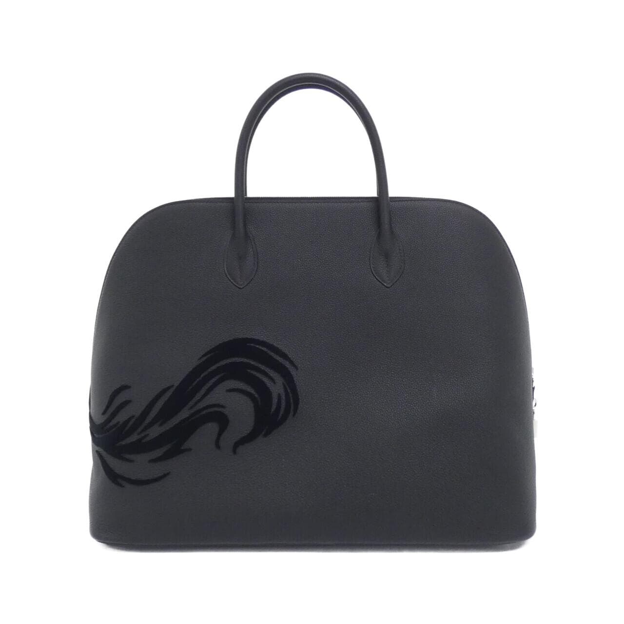 HERMES HERMÈS Bolide 078513CK Bag Togo Black Togo Leather - Thumbnail 2