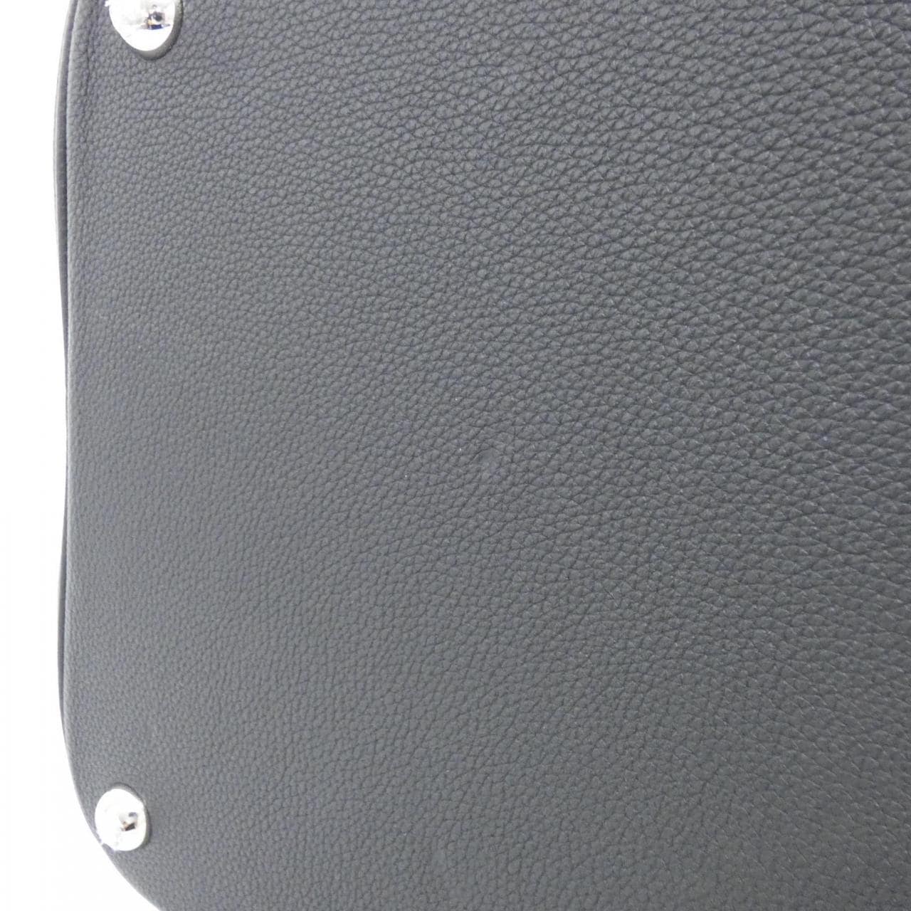 HERMES HERMÈS Bolide 078513CK Bag Togo Black Togo Leather - Thumbnail 3