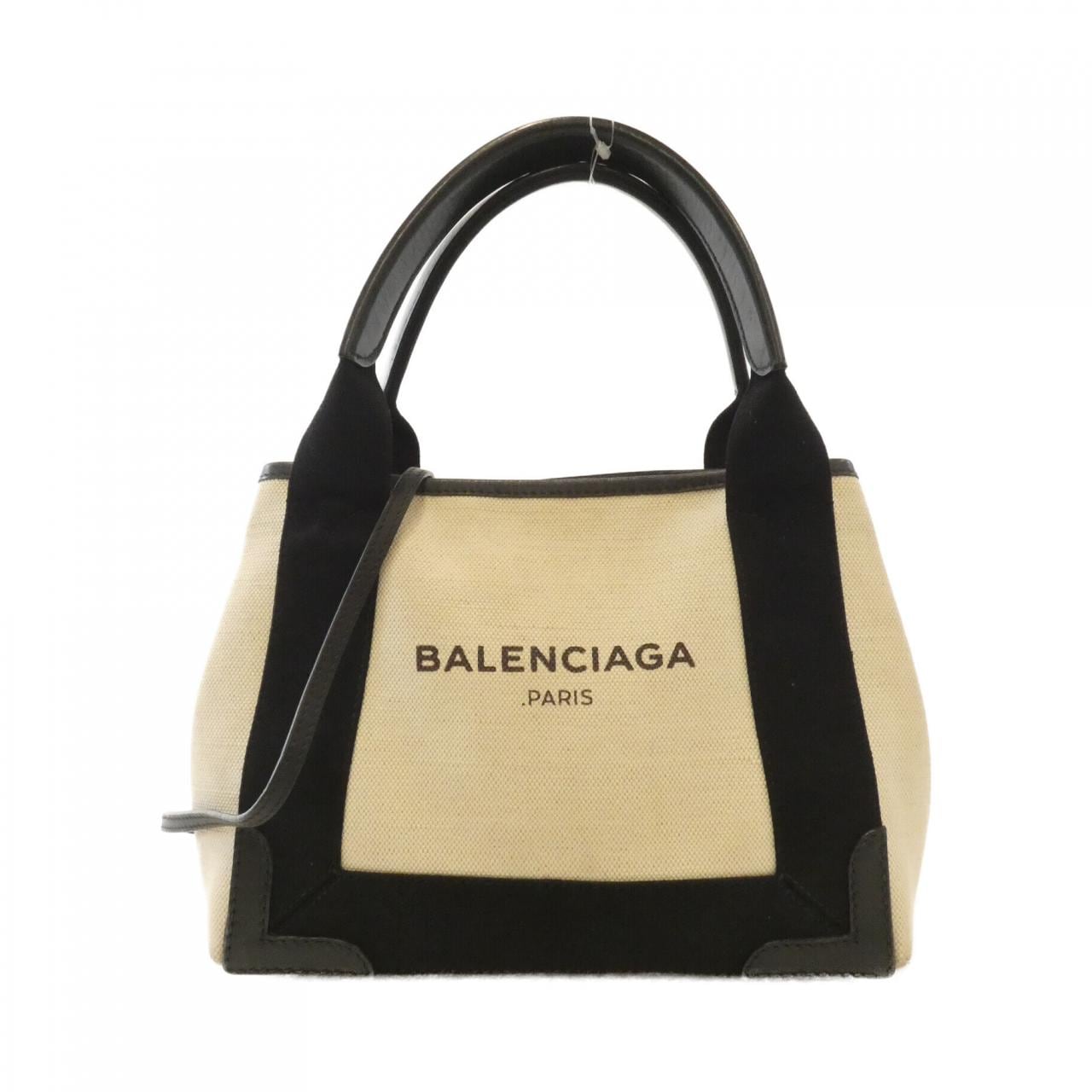 BALENCIAGA 390346 AQ38N Bag Canvas Navy