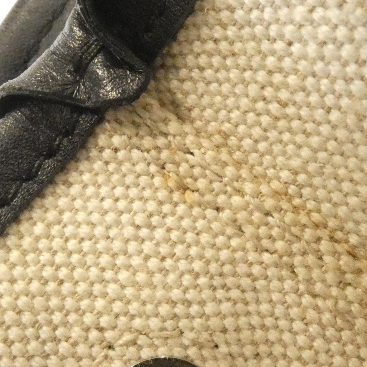 BALENCIAGA 390346 AQ38N Bag Canvas 深藍色 帆布 中古品B - 縮圖 6