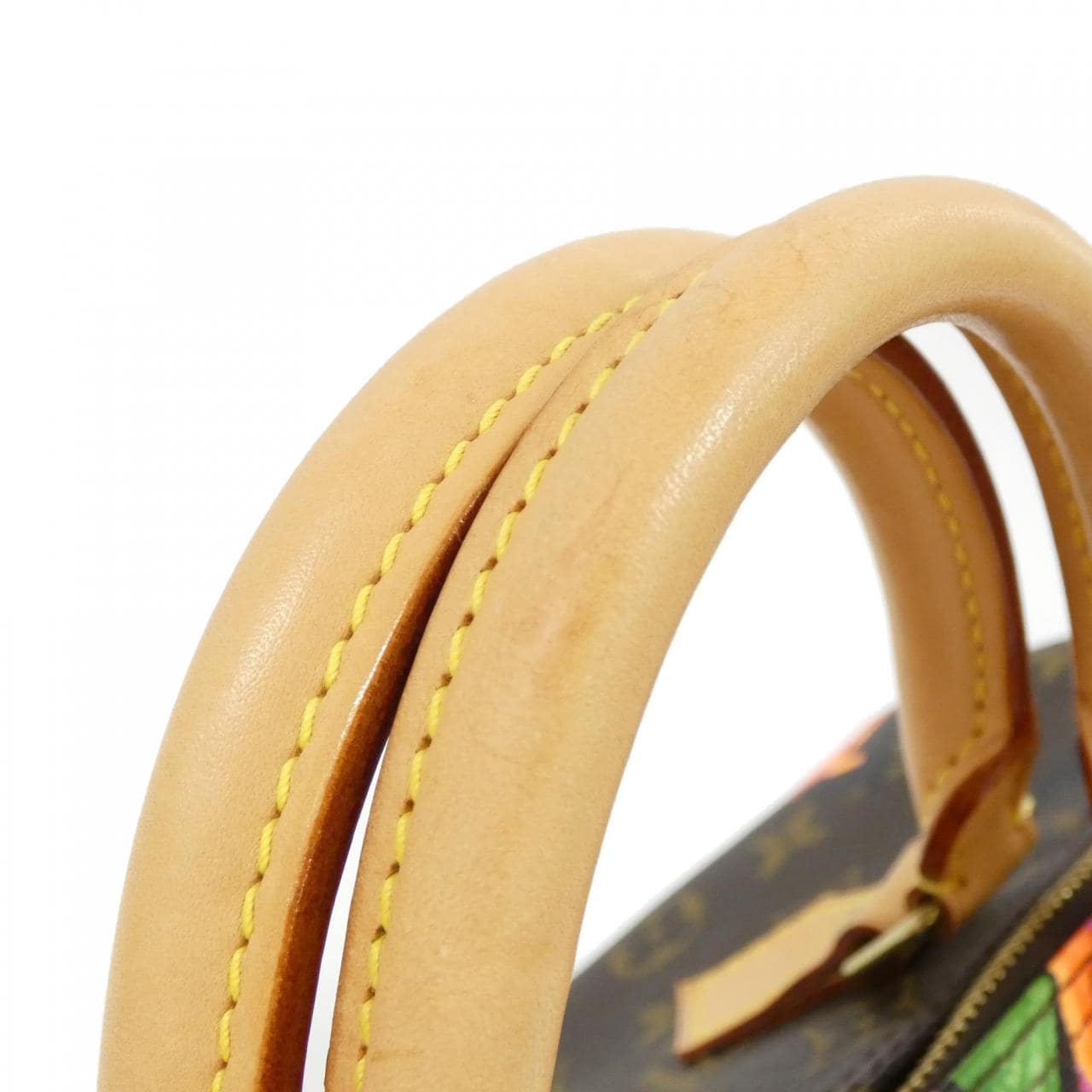 LOUIS VUITTON Speedy M48610 Boston Bag Monogram 黑色 Monogram 中古品A - 縮圖 6