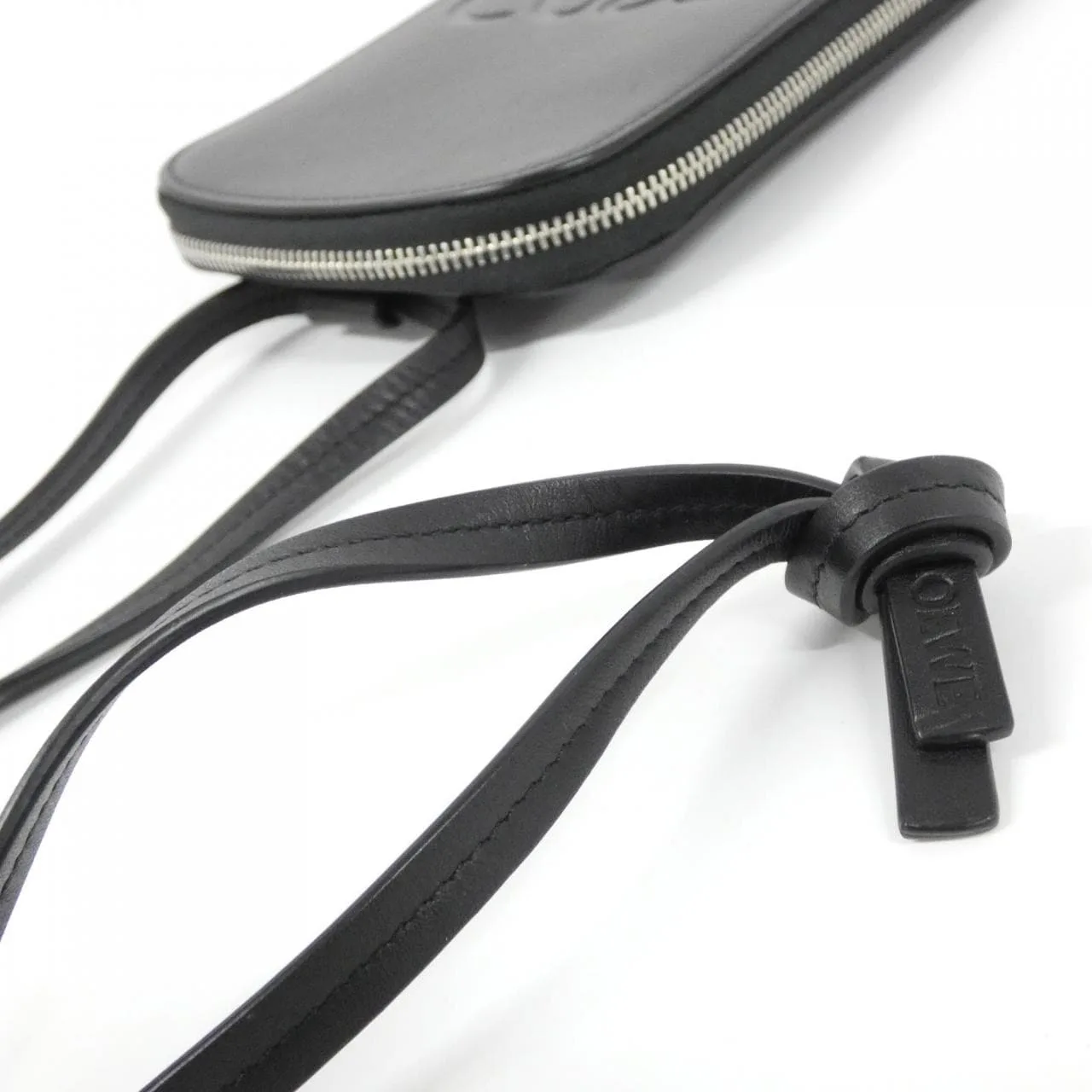 LOEWE C500R47X01 Pouch 黑色 中古品A - 縮圖 8