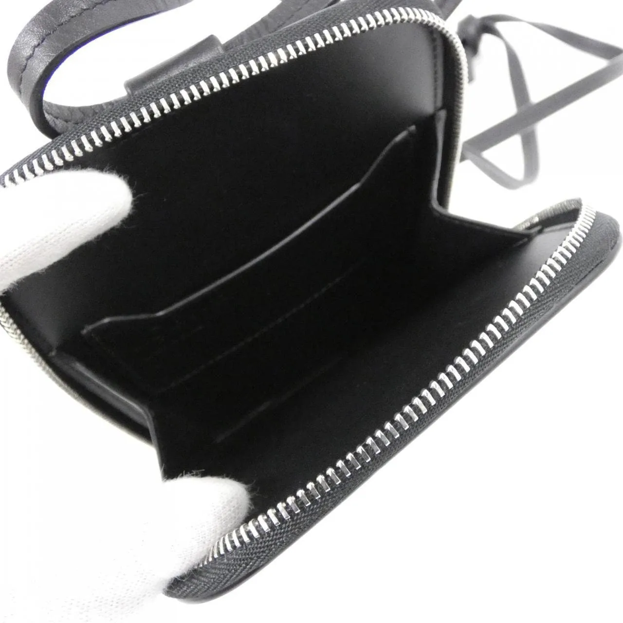 LOEWE C500R47X01 Pouch 黑色 中古品A - 縮圖 9