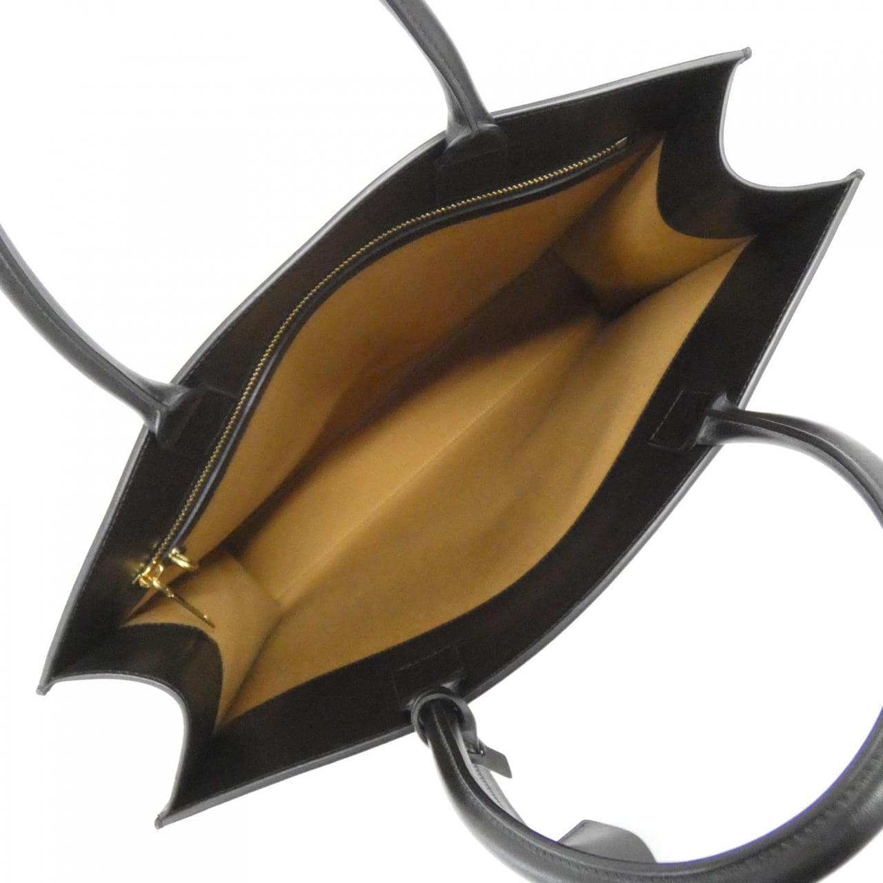 CELINE Cabas 190972BRJ Bag Canvas 黑色 帆布 中古品A - 縮圖 5