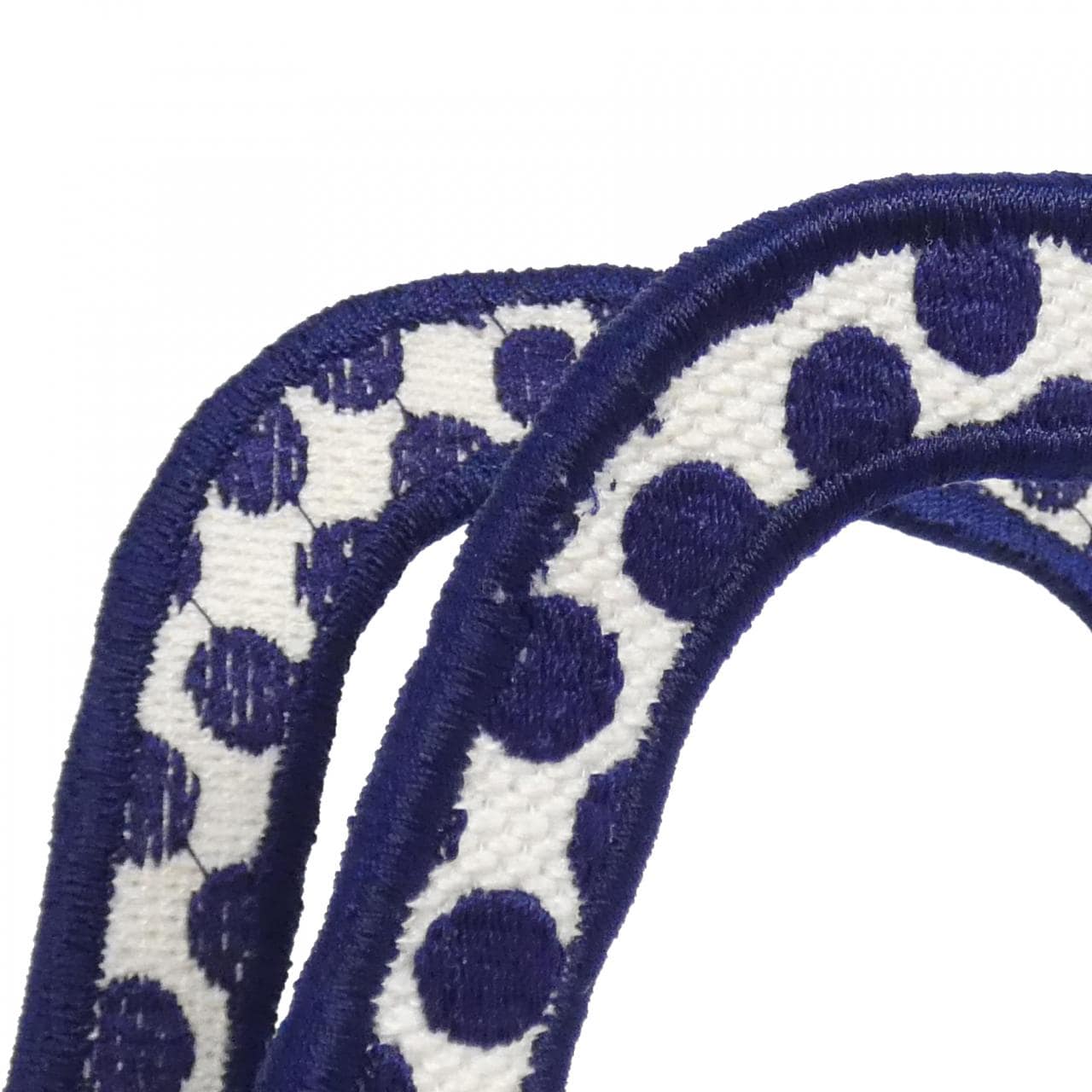 DIOR Book Tote S5475ZBBI Tote Canvas 藍色 帆布 中古品A - 縮圖 6