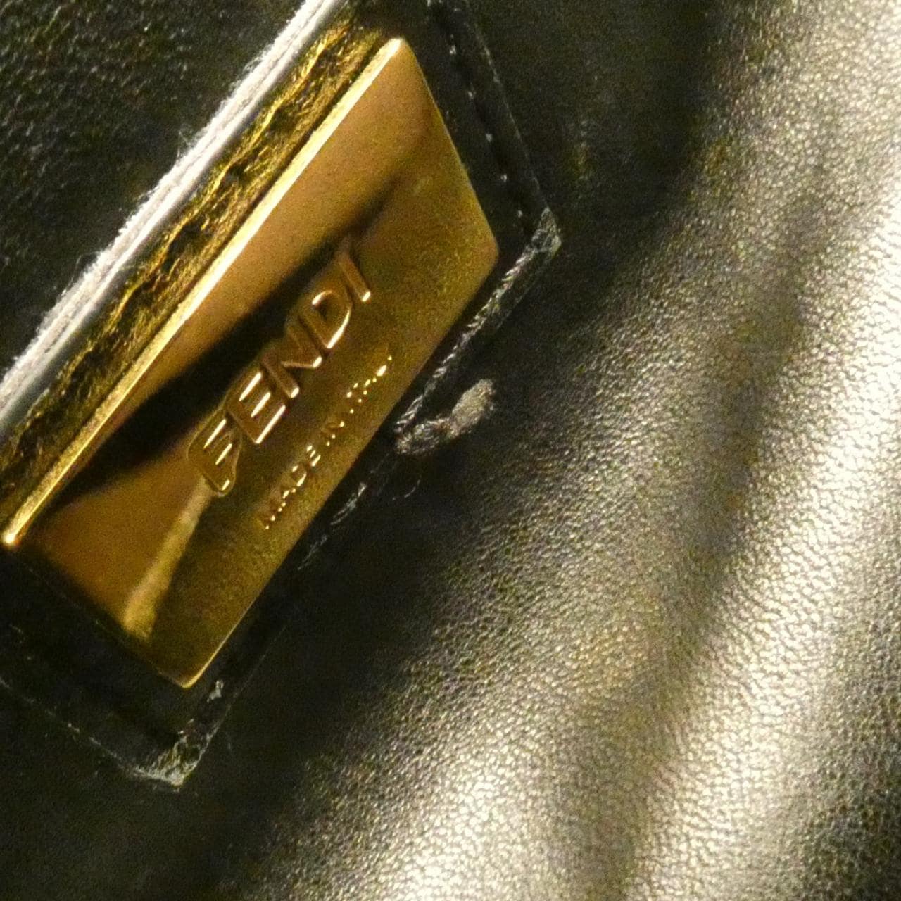 FENDI Peekaboo 8BN290 3ZN Bag Black - Thumbnail 9