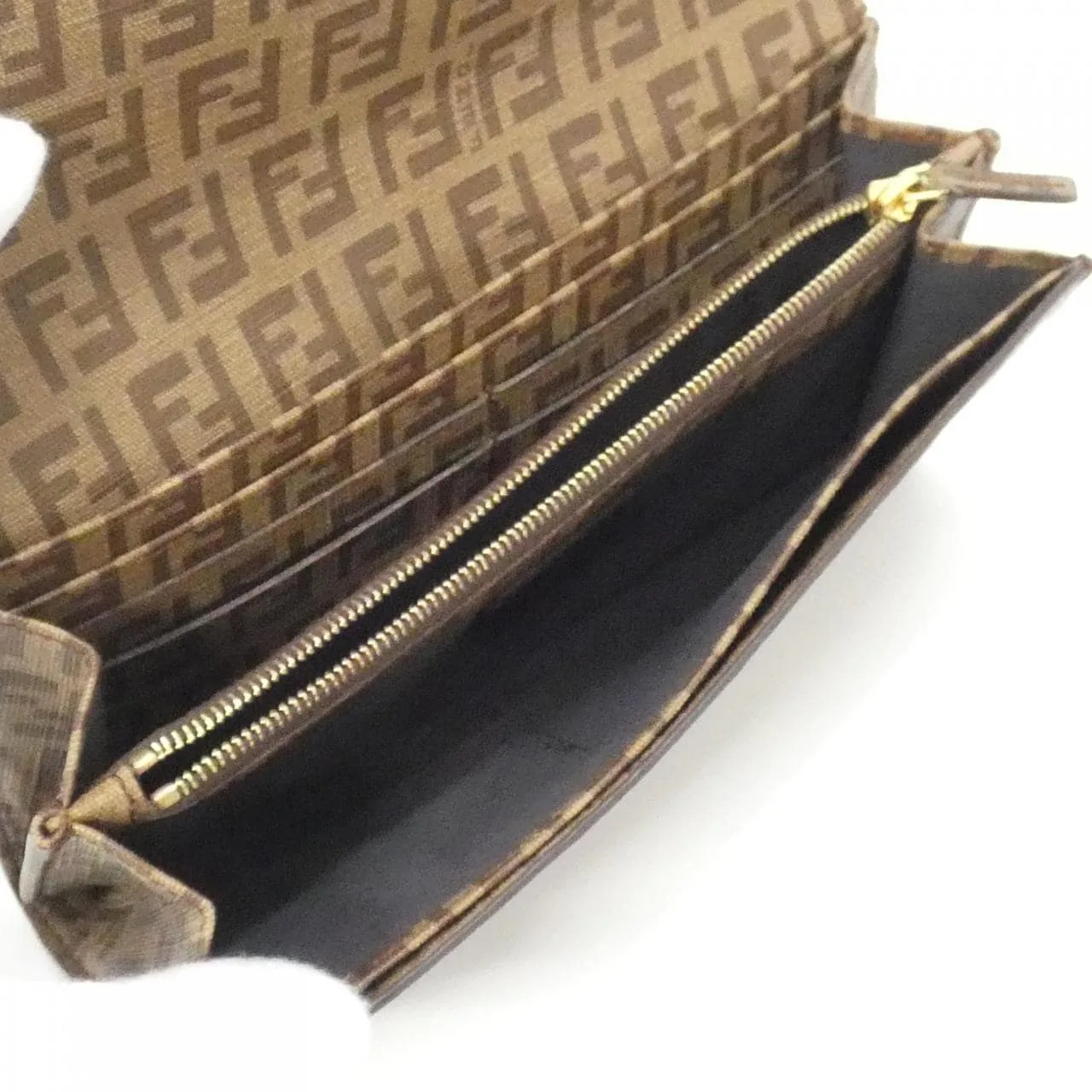 FENDI 8M0021 YG1 Wallet Canvas Beige Canvas Rank A - Thumbnail 7