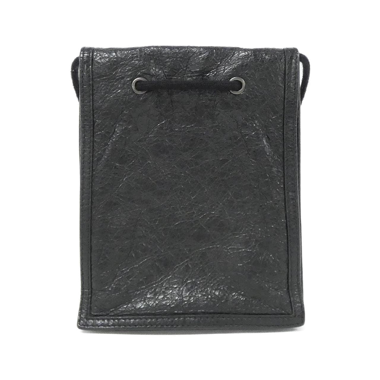 BALENCIAGA 532298 DB505 Shoulder Bag Lambskin Black Lambskin - Thumbnail 2