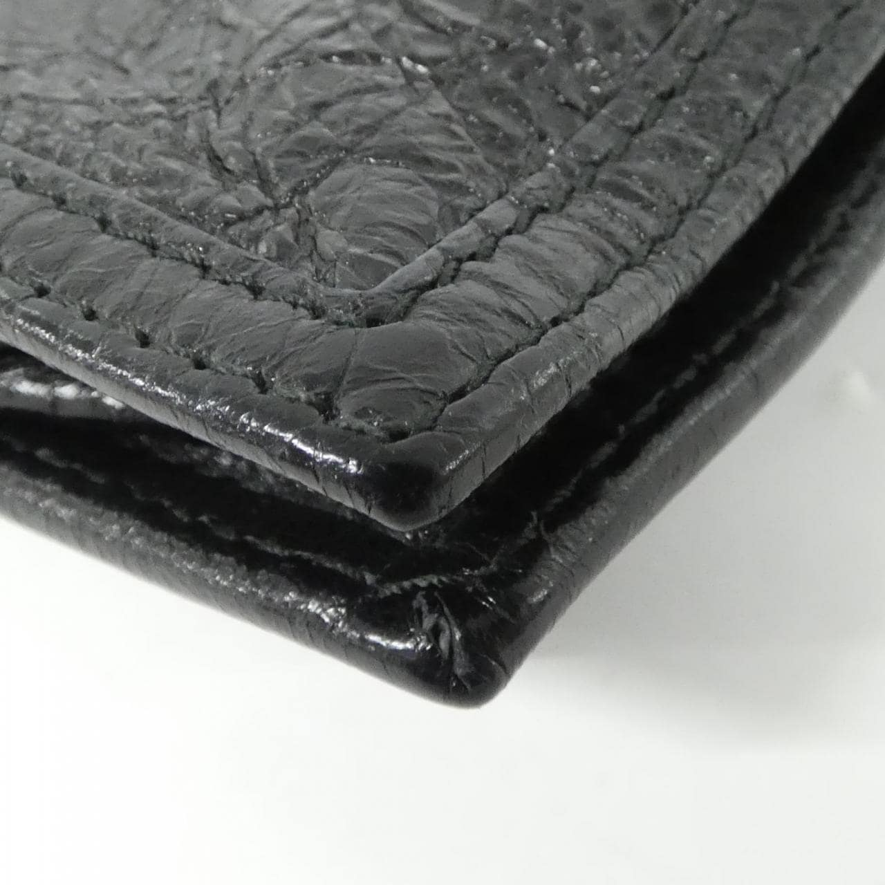 BALENCIAGA 532298 DB505 Shoulder Bag Lambskin Black Lambskin - Thumbnail 3