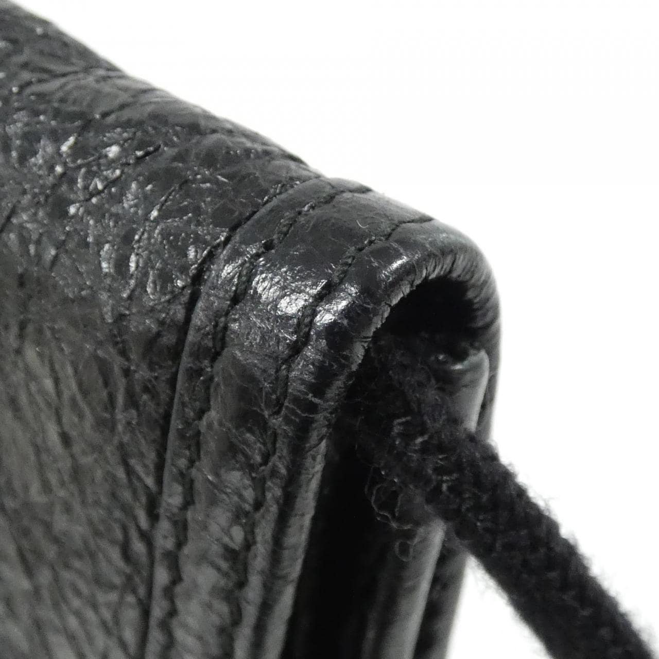 BALENCIAGA 532298 DB505 Shoulder Bag Lambskin Black Lambskin - Thumbnail 4