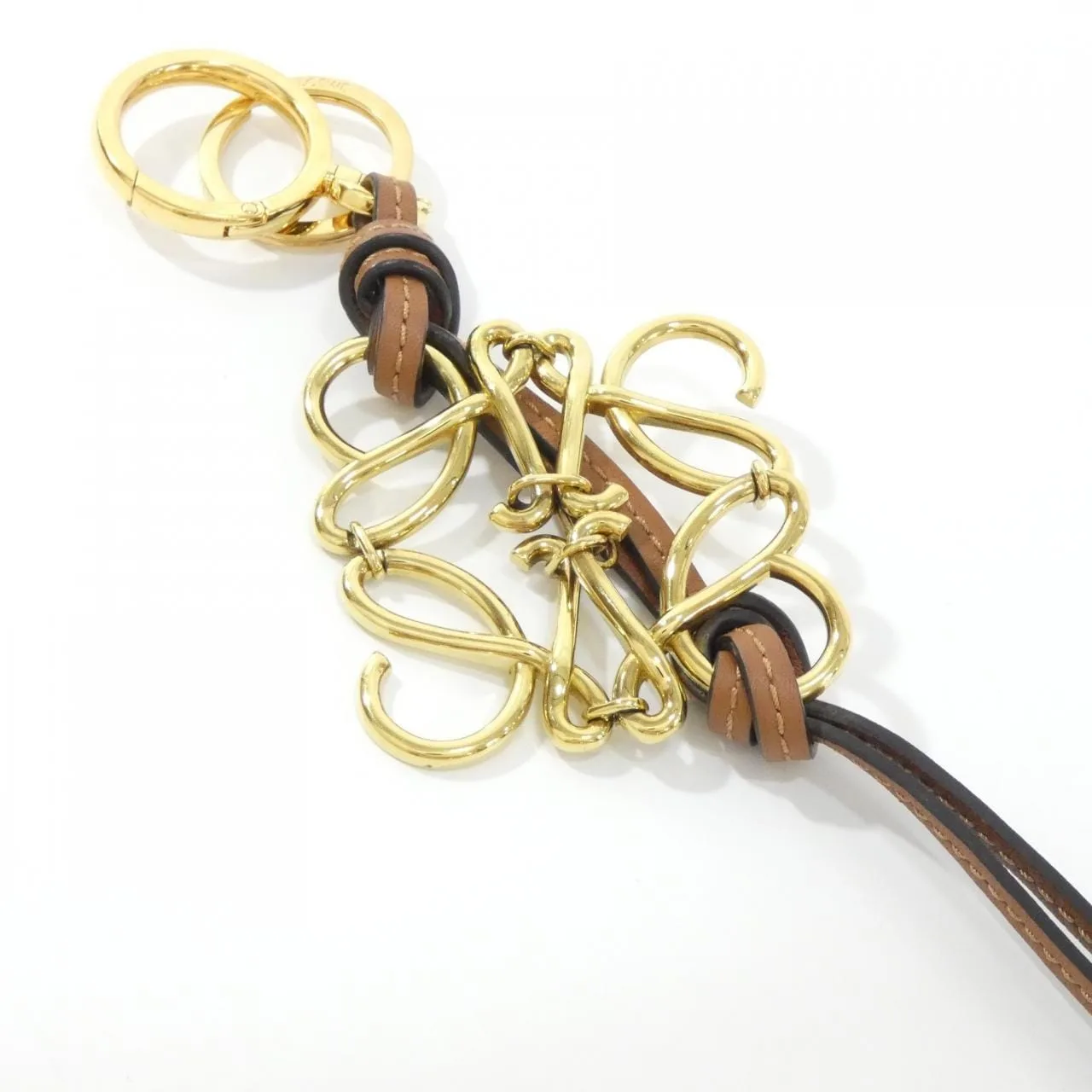 LOEWE C821232X01 Key Case Gold Rank A - Thumbnail 2