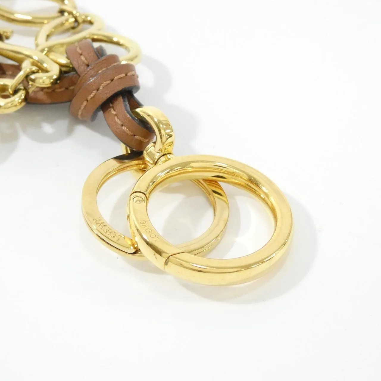 LOEWE C821232X01 Key Case Gold Rank A - Thumbnail 5