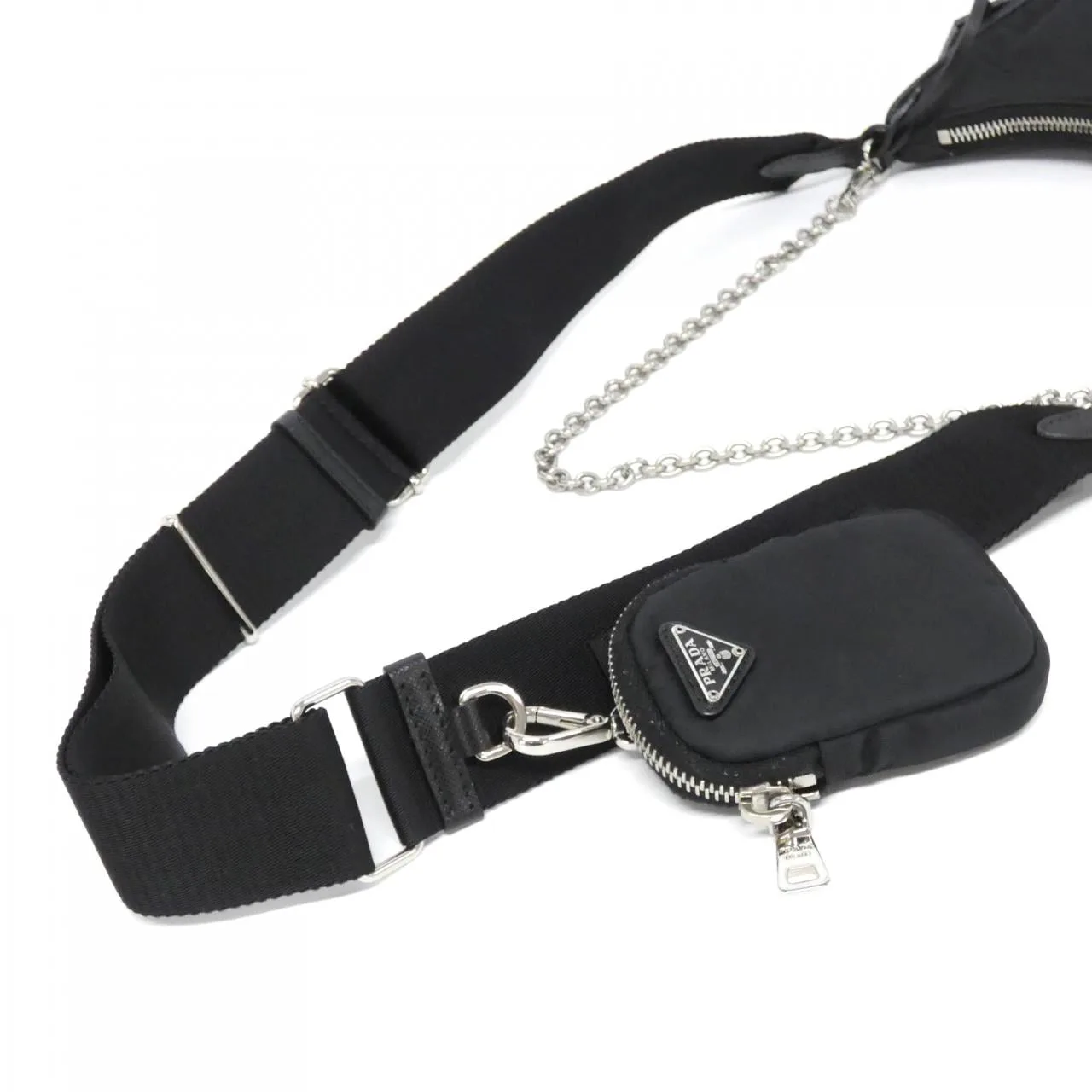 PRADA 1BH204 Shoulder Black - Thumbnail 6