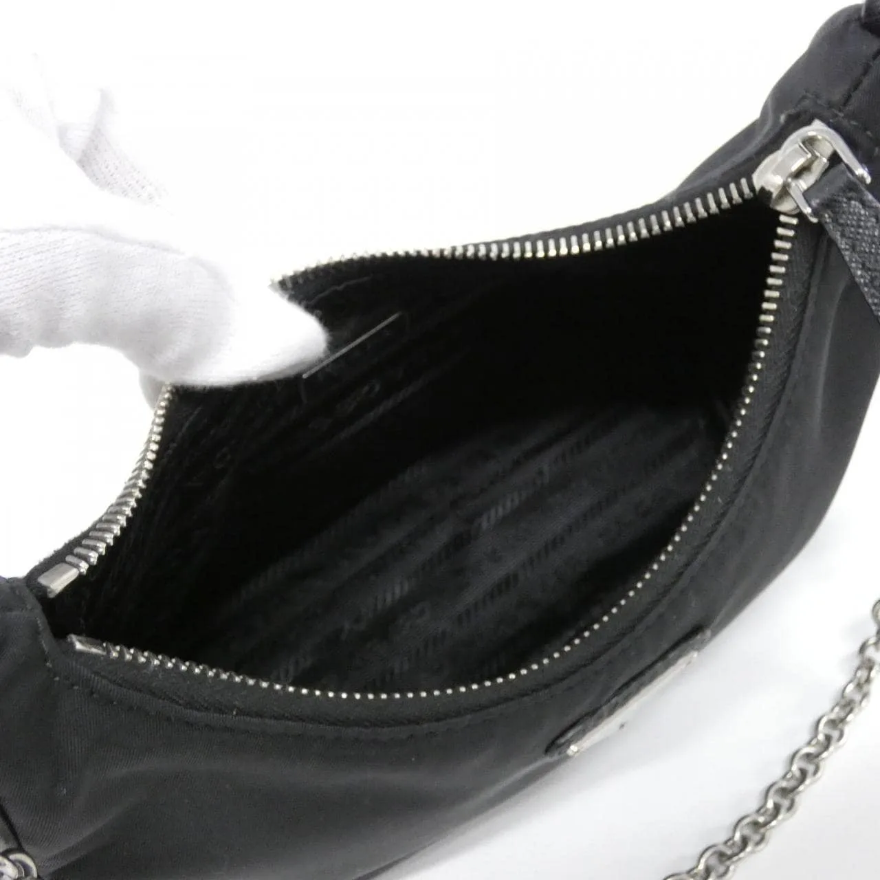 PRADA 1BH204 Shoulder Black - Thumbnail 7