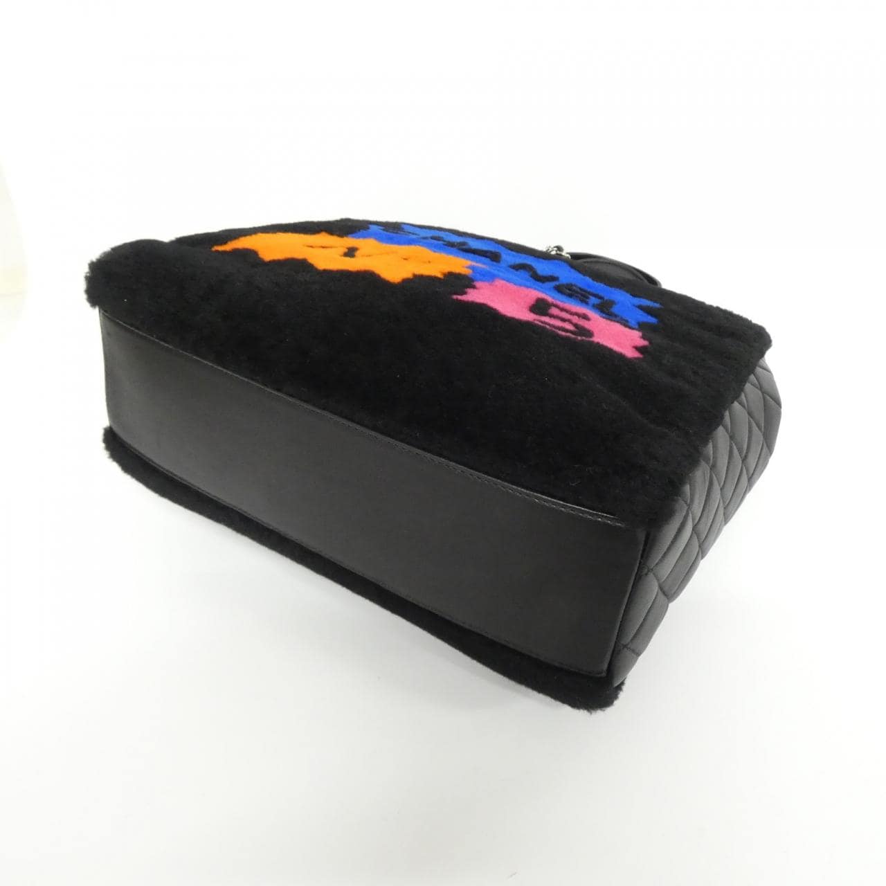 CHANEL 92594 Handbag Lambskin Black Lambskin Rank A - Thumbnail 3