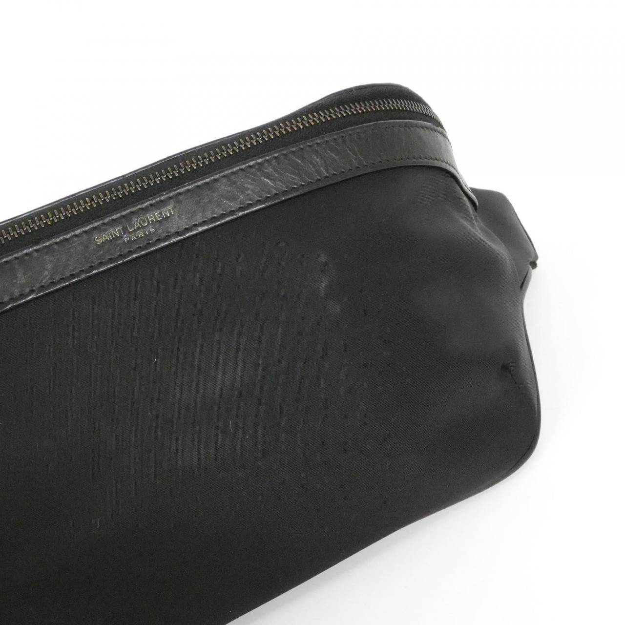 SAINT LAURENT 557831 FAAFB Belt Bag Nylon 黑色 尼龍 中古品A - 縮圖 4