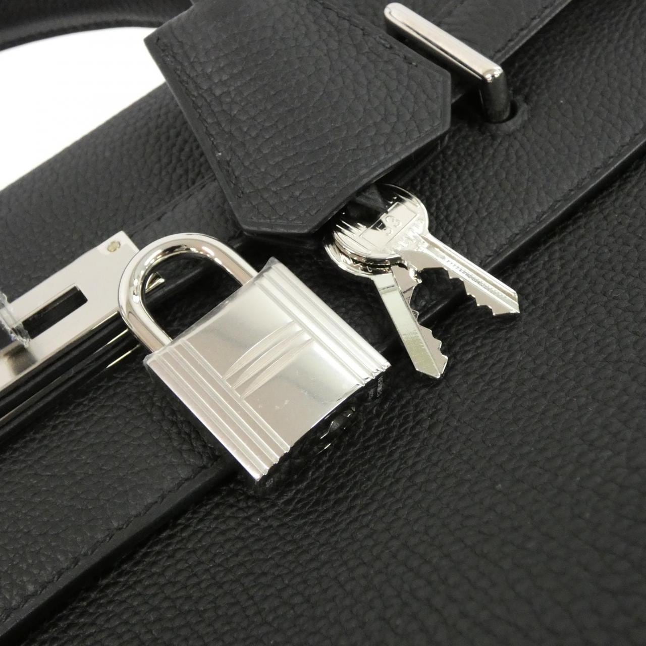 HERMES HERMÈS Kelly 084689CK Bag Togo 黑色 Togo 牛皮 未使用品 - 縮圖 4