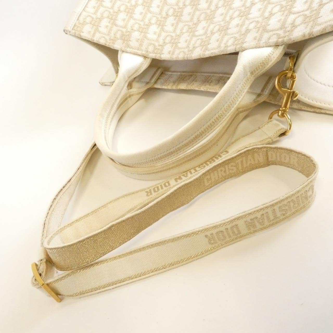 DIOR Book Tote M1324CZDL Tote Canvas Black Canvas Rank B - Thumbnail 6