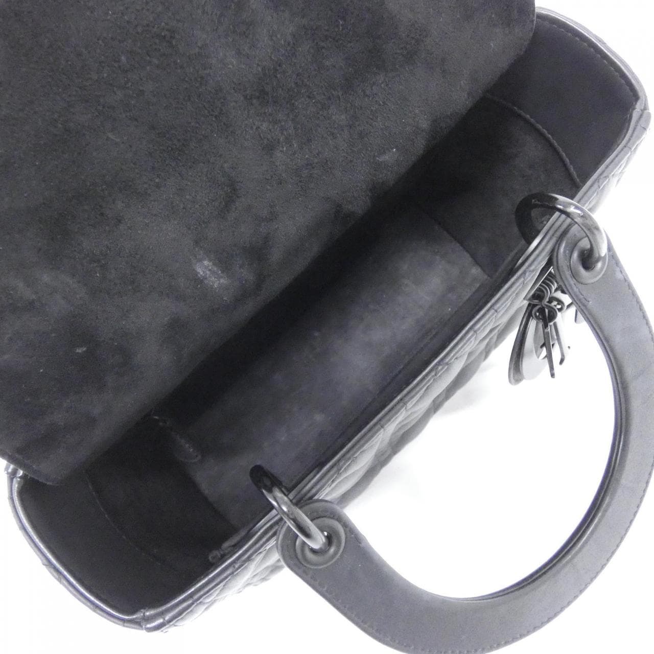 DIOR Lady Dior M0565SLOI Bag 黑色 中古品A - 縮圖 9