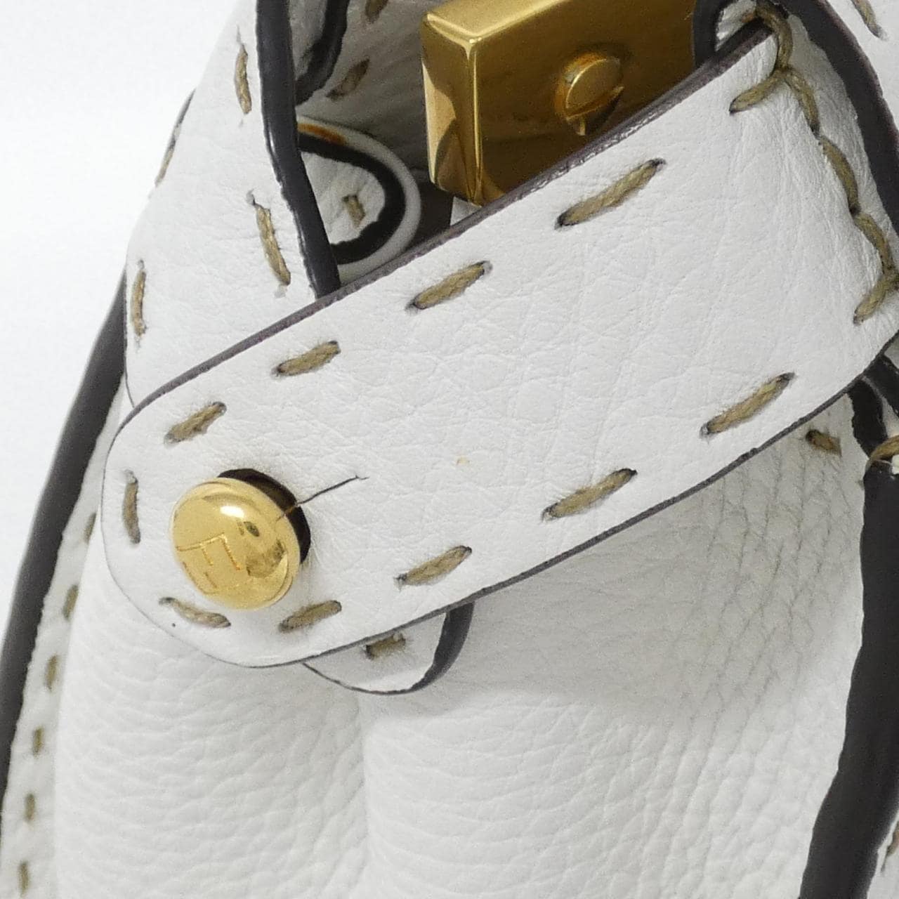 FENDI Peekaboo 8BN290 SFR Handbag Black - Thumbnail 8