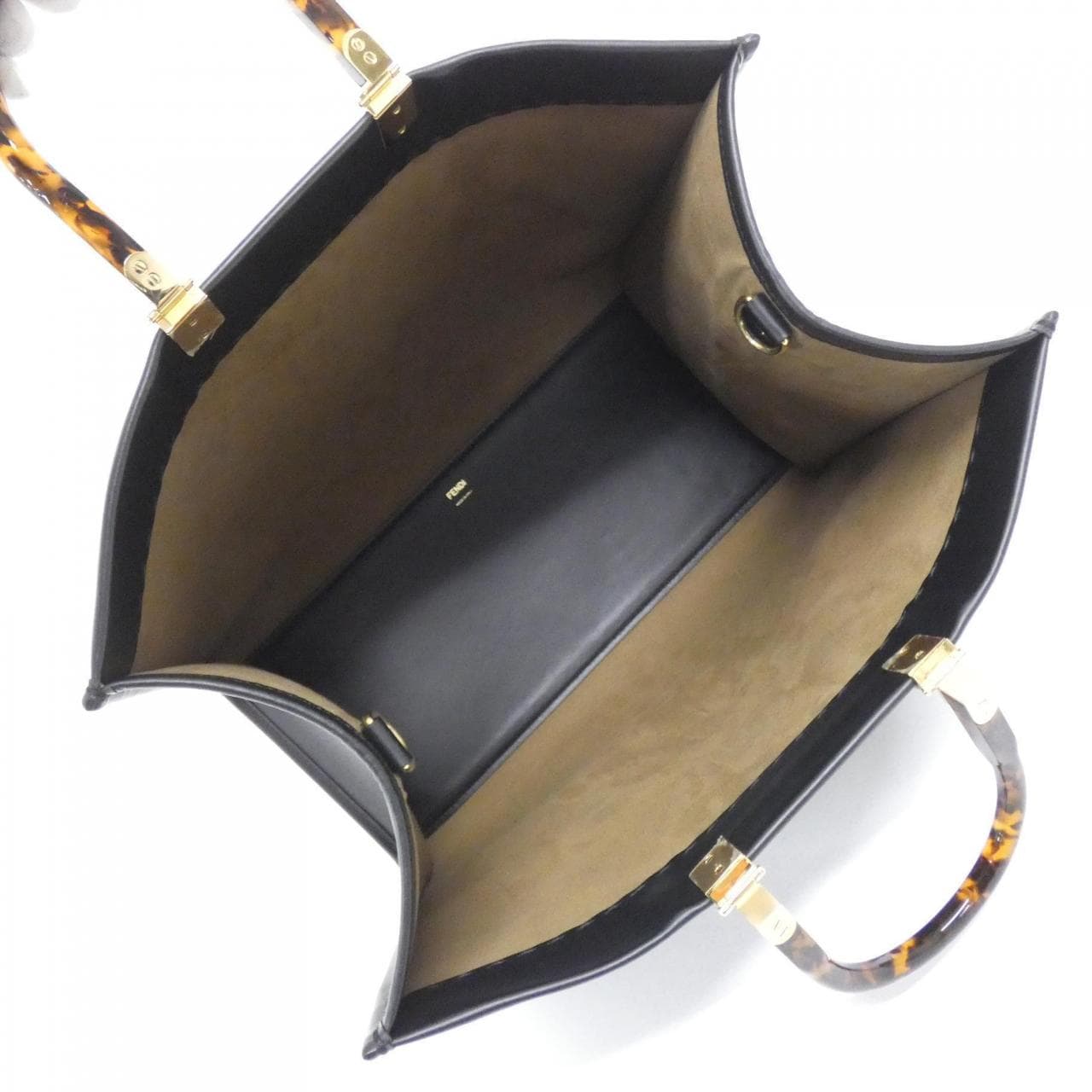 FENDI Sunshine Shopper 8BH372 ABVL Bag Black Rank A - Thumbnail 7