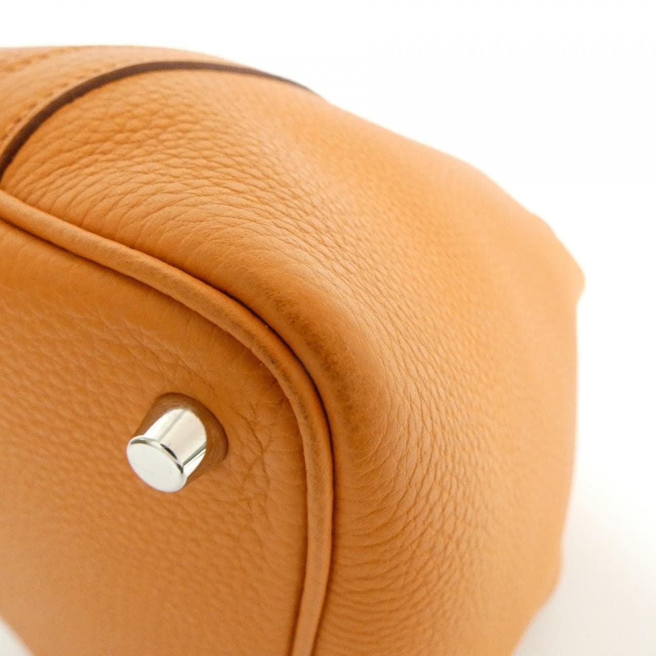 HERMES HERMÈS Picotin 056289CK Bag Clemence 橙色 Clemence 皮 中古品A - 縮圖 2