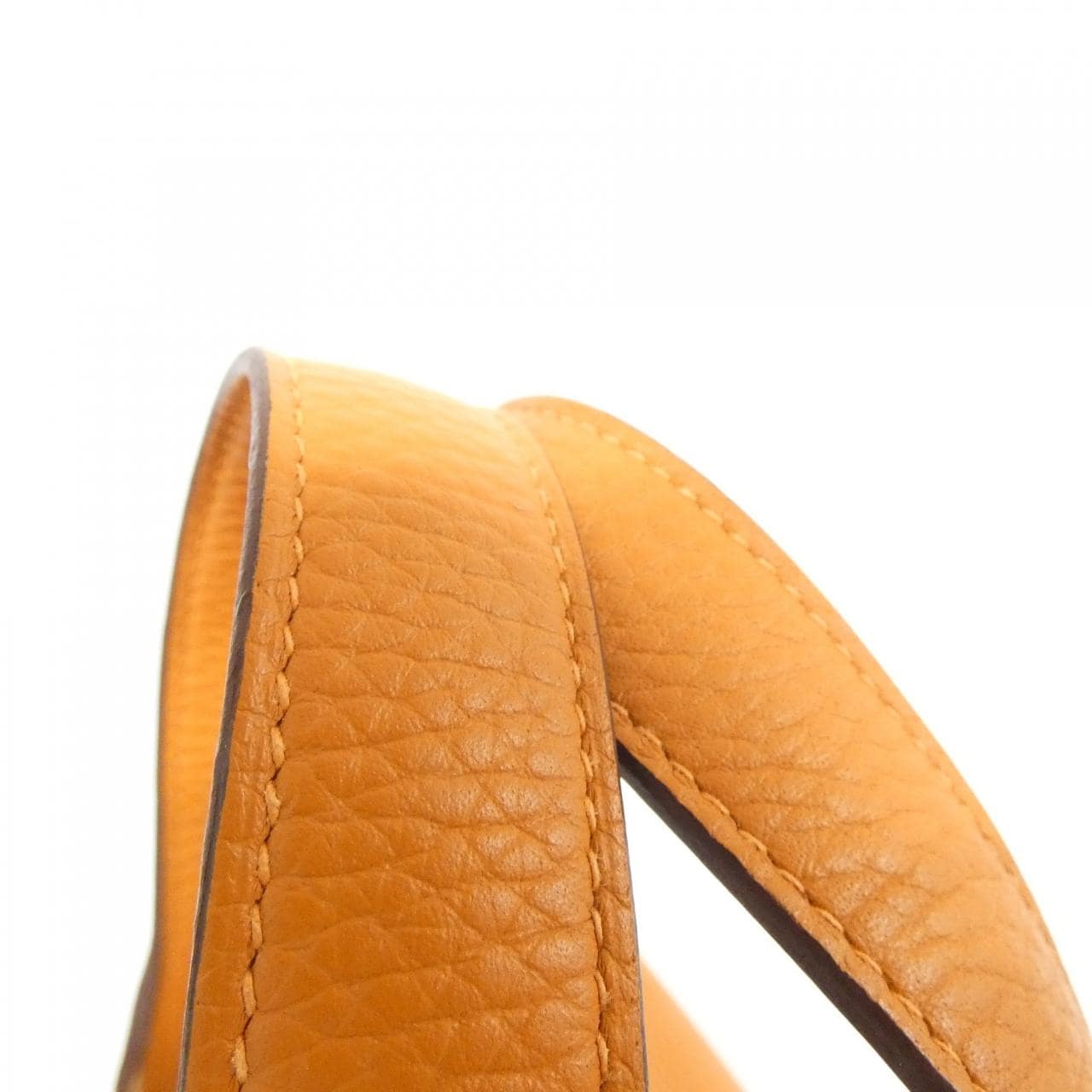 HERMES HERMÈS Picotin 056289CK Bag Clemence 橙色 Clemence 皮 中古品A - 縮圖 5