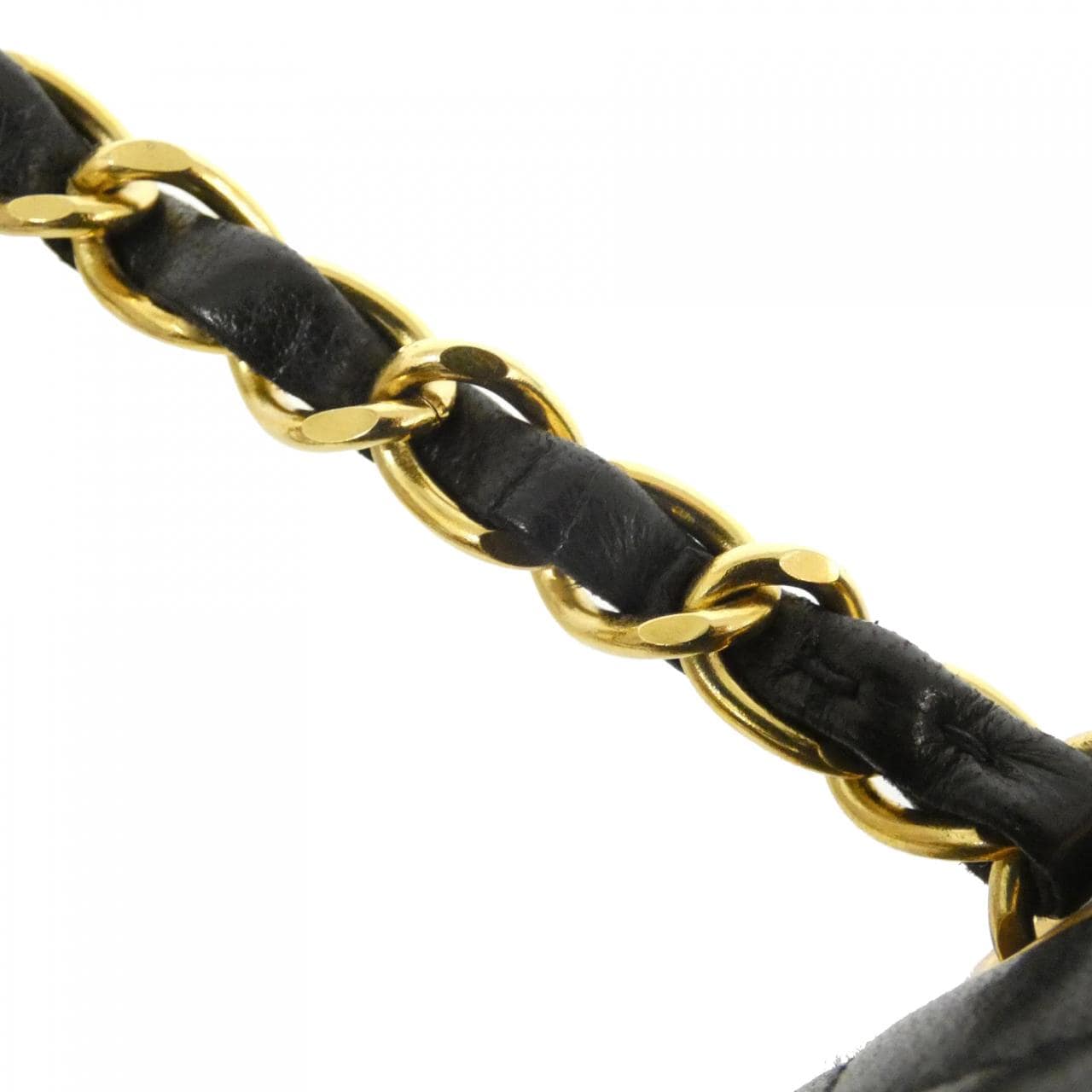 CHANEL Shoulder Lambskin Black Lambskin - Thumbnail 6