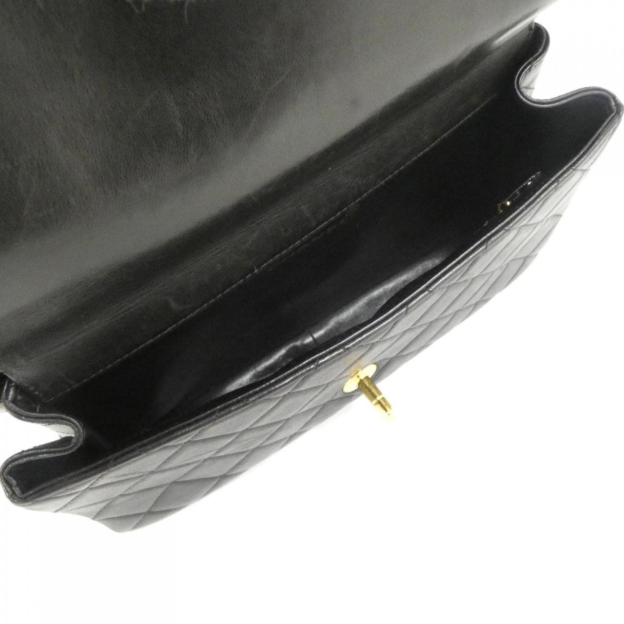 CHANEL Shoulder Lambskin Black Lambskin - Thumbnail 8