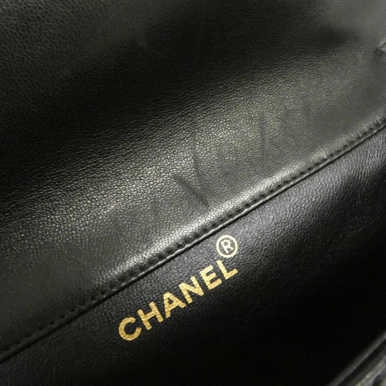 CHANEL Shoulder Lambskin Black Lambskin - Thumbnail 9