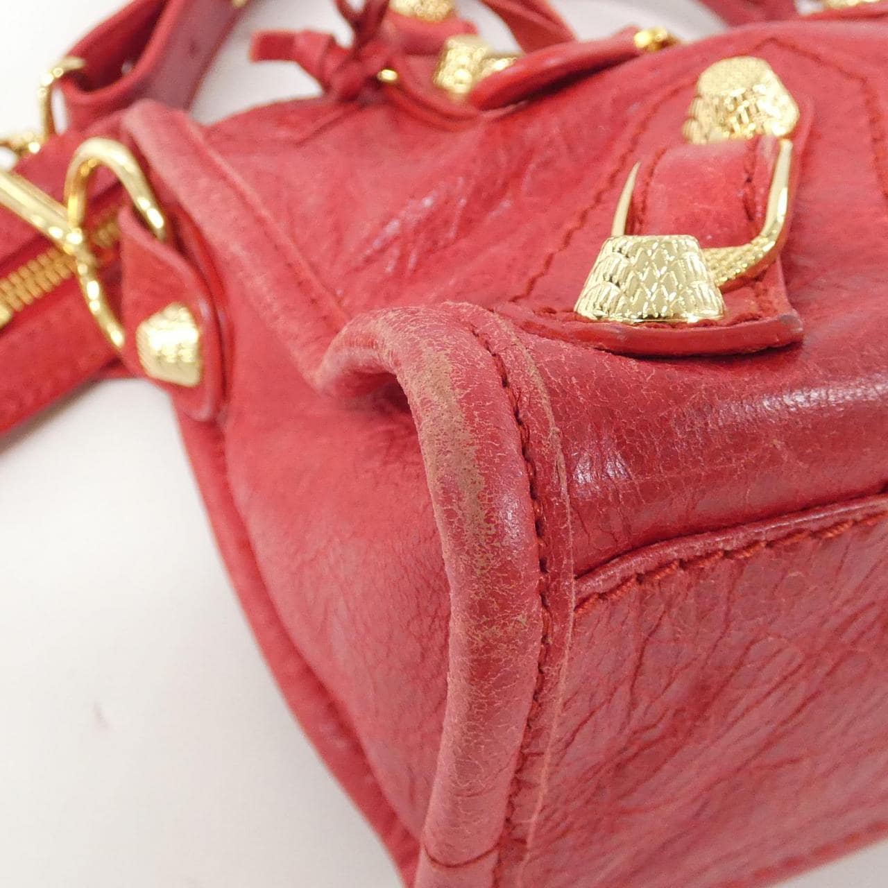 BALENCIAGA Le City 309544 D94JG Bag Lambskin 黑色 羊皮 - 縮圖 3