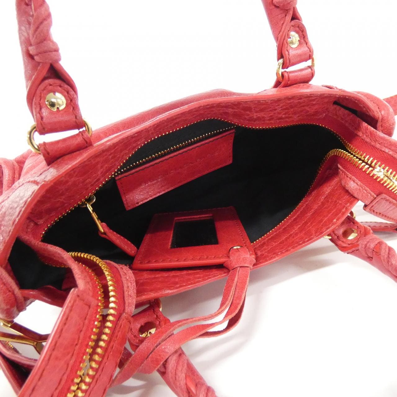 BALENCIAGA Le City 309544 D94JG Bag Lambskin 黑色 羊皮 - 縮圖 8