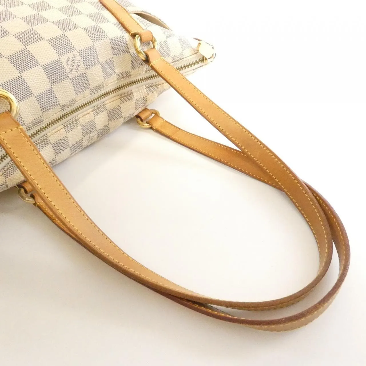 LOUIS VUITTON Totally N51261 Handbag Damier 黑色 Damier 中古品B - 縮圖 6