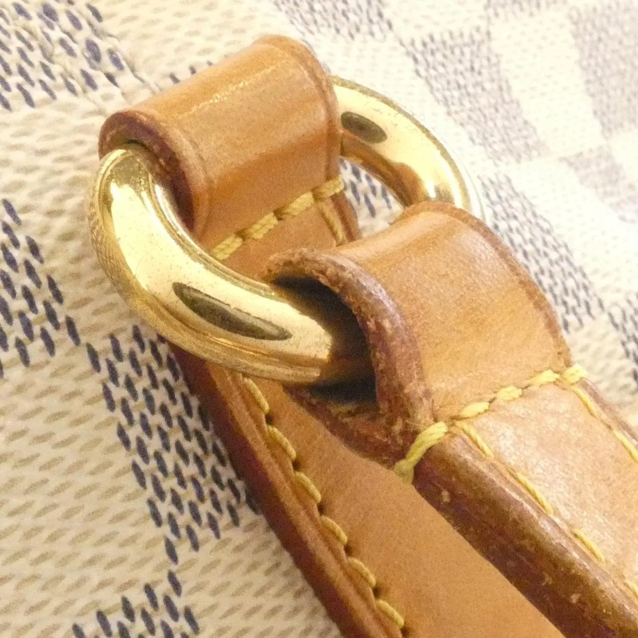 LOUIS VUITTON Totally N51261 Handbag Damier 黑色 Damier 中古品B - 縮圖 7