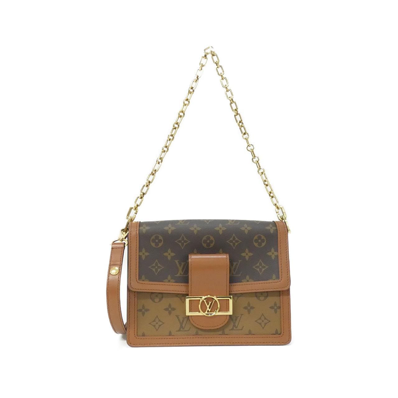 LOUIS VUITTON Dauphine M45958 Shoulder Bag Monogram 黑色