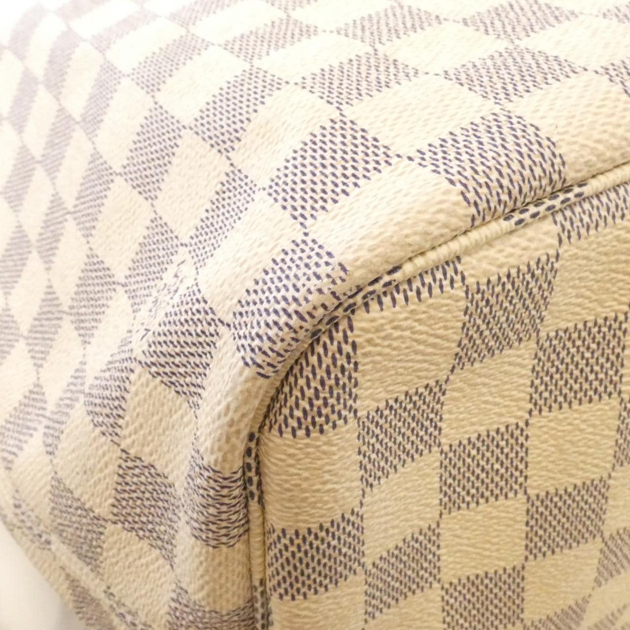 LOUIS VUITTON Neverfull N51107 Bag Damier 黑色 Damier 中古品B - 縮圖 2