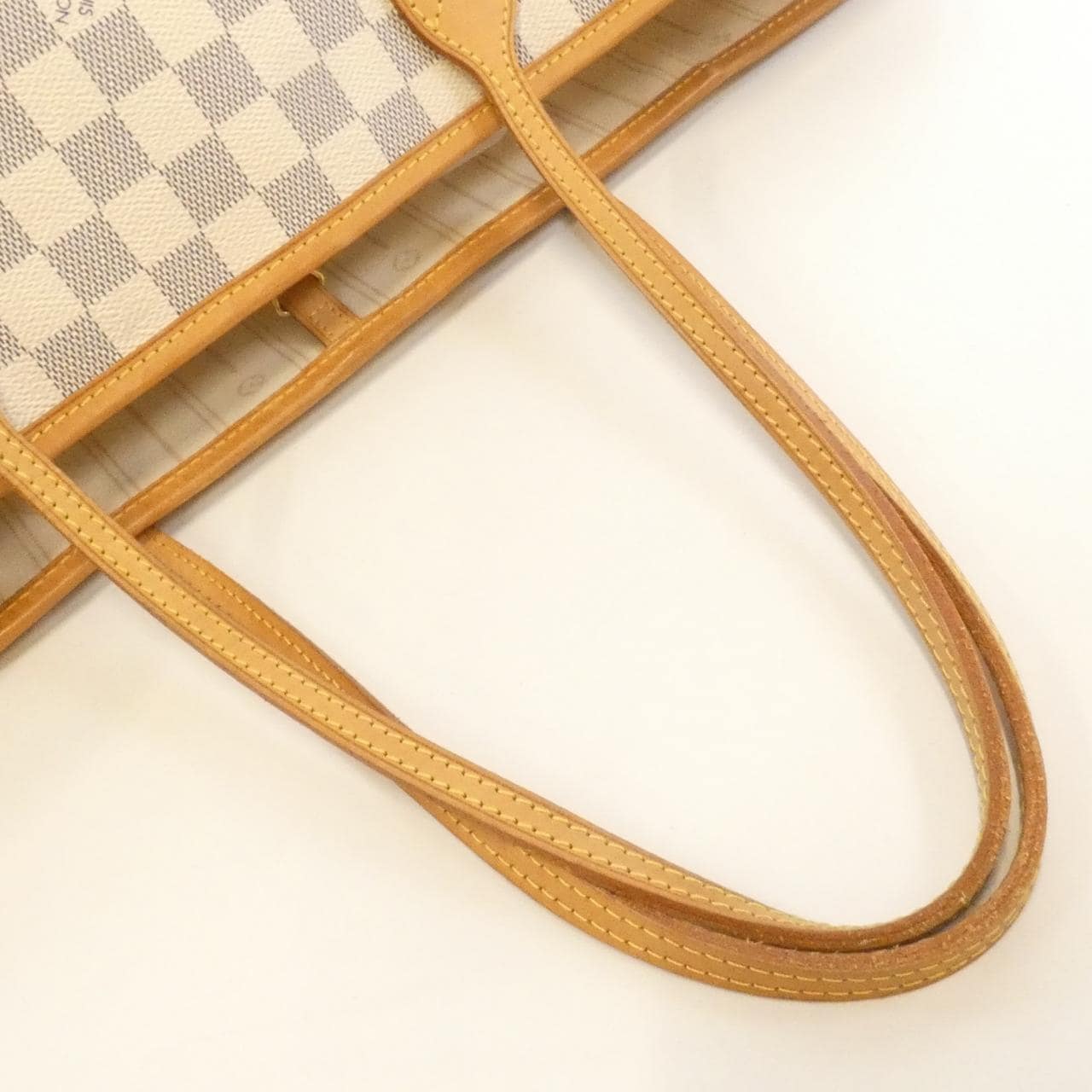 LOUIS VUITTON Neverfull N51107 Bag Damier 黑色 Damier 中古品B - 縮圖 6