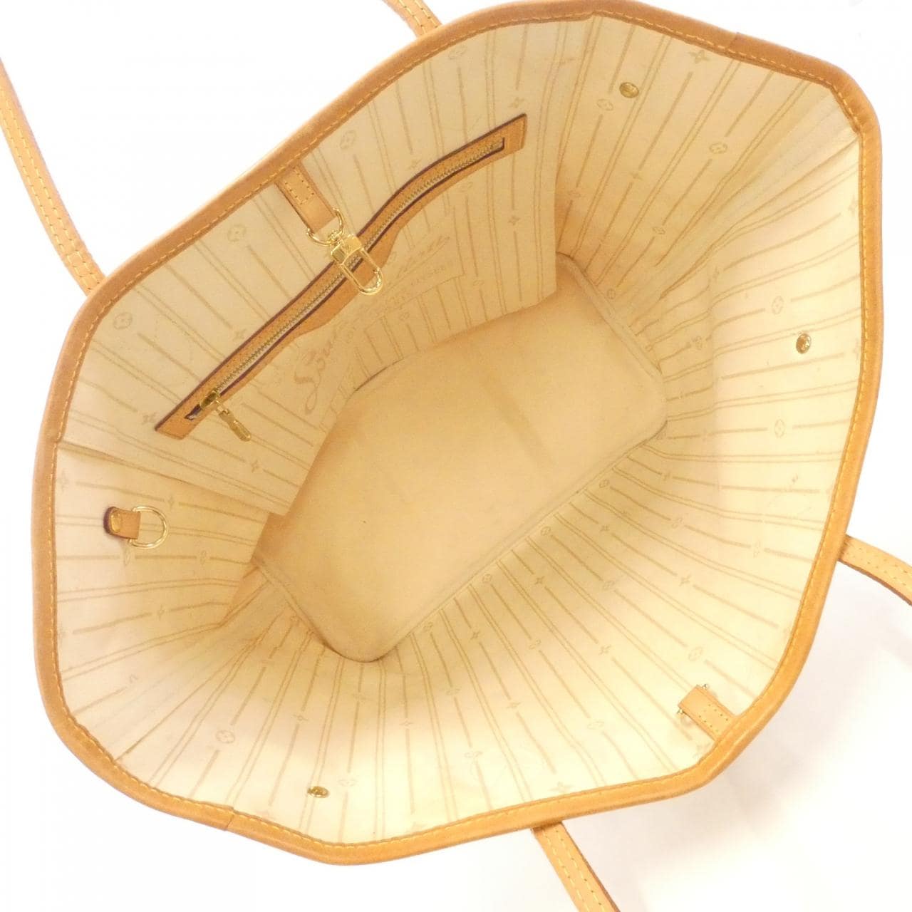 LOUIS VUITTON Neverfull N51107 Bag Damier 黑色 Damier 中古品B - 縮圖 8