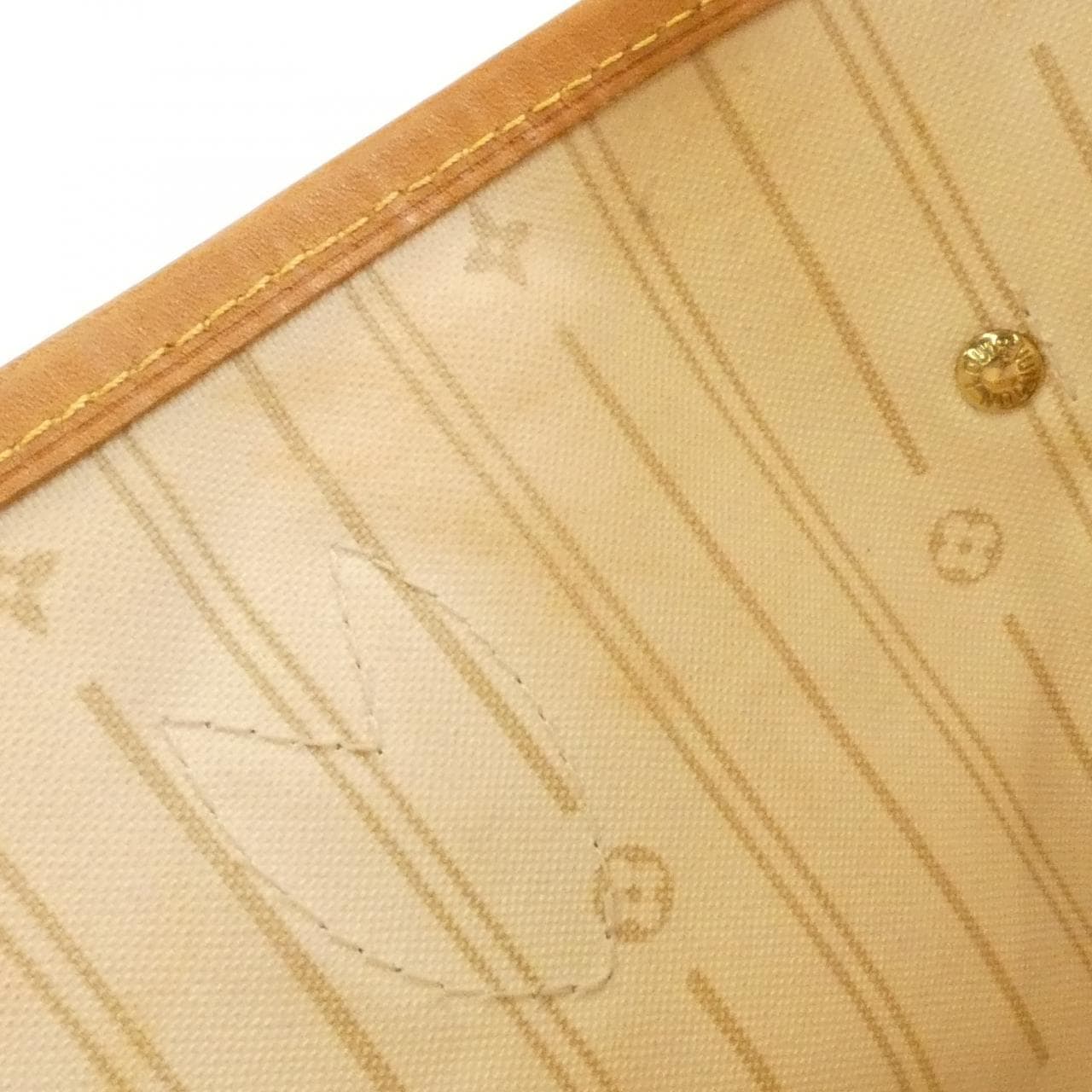 LOUIS VUITTON Neverfull N51107 Bag Damier 黑色 Damier 中古品B - 縮圖 9