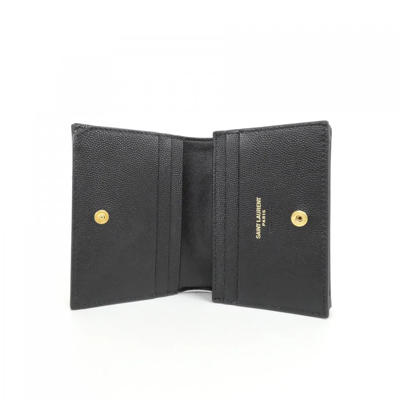 SAINT LAURENT 668290 BOWA1 Wallet Black Rank A - Thumbnail 5