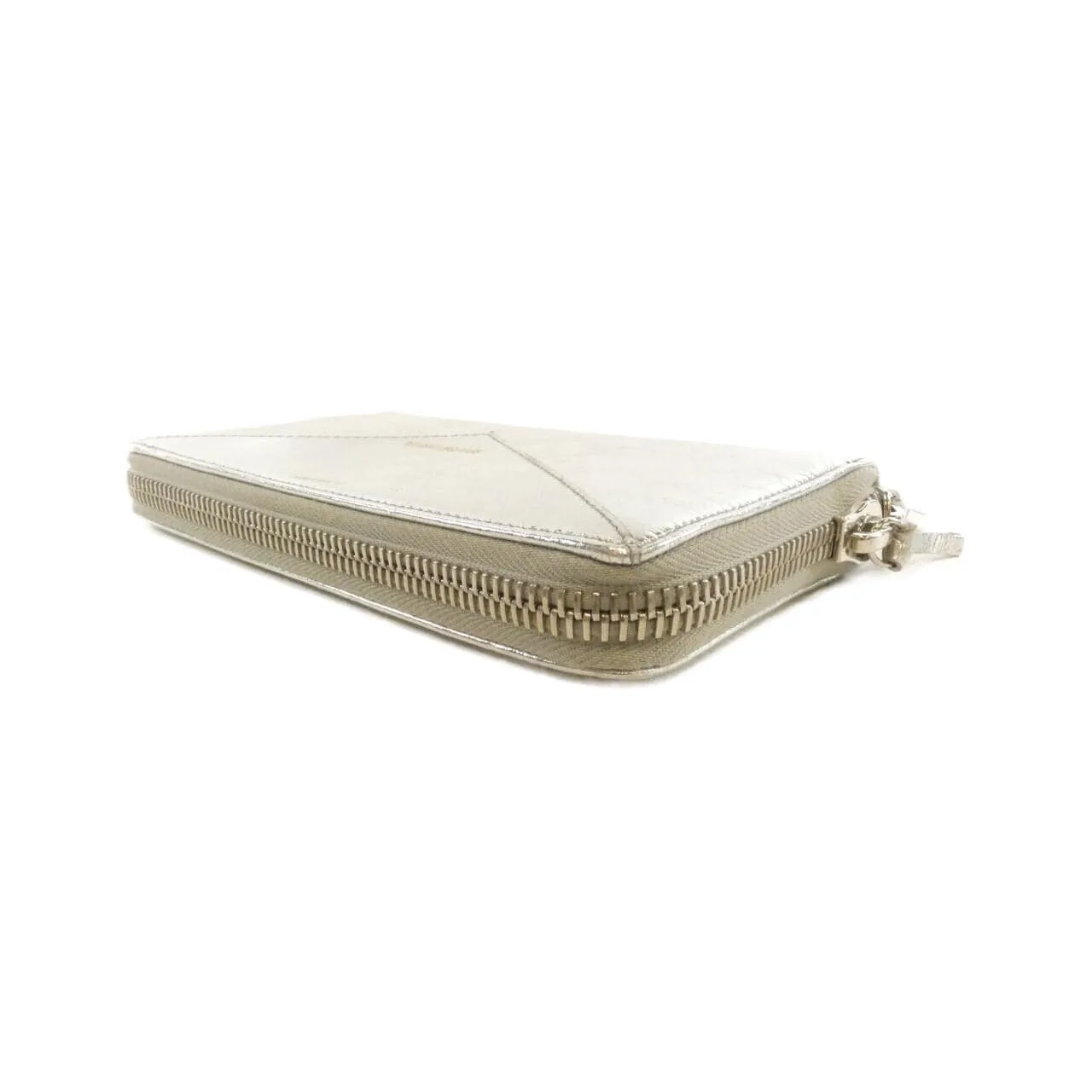 BALENCIAGA 381226 0XS1N Wallet Leather 黑色 皮革 中古品A - 縮圖 3