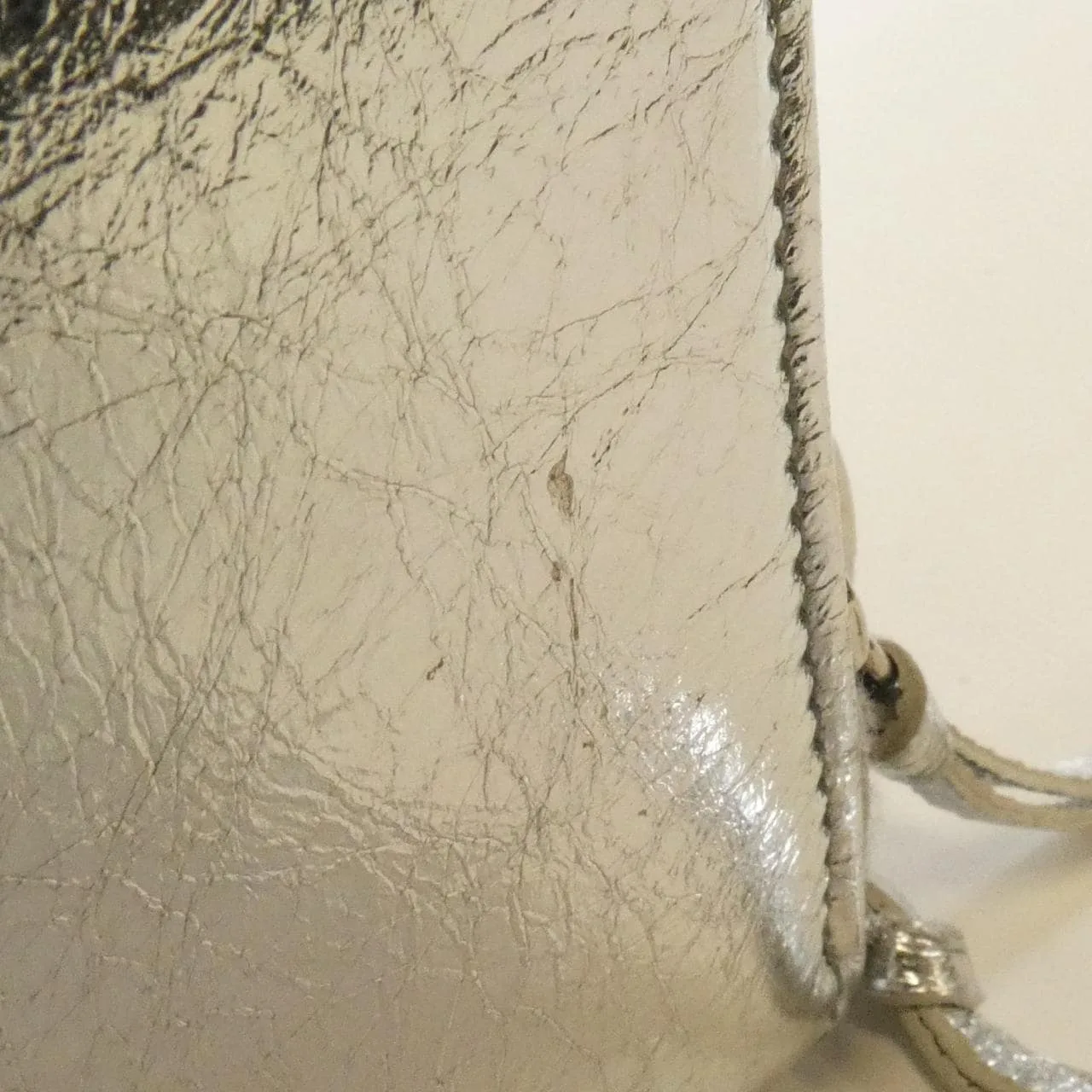 BALENCIAGA 381226 0XS1N Wallet Leather 黑色 皮革 中古品A - 縮圖 6