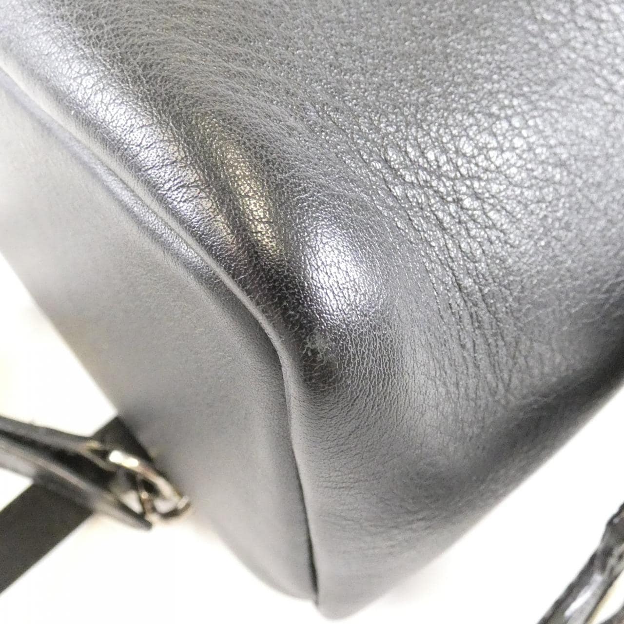 FENDI 8BZ038 7RL Backpack Leather 黑色 皮革 中古品A - 縮圖 3